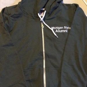 NEW Michigan State Alumni Sweatshirt Green Hoodie